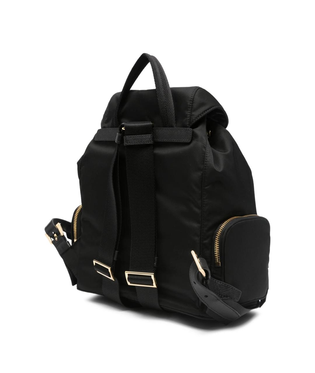 PRADA Черный синтетический рюкзак, фото 3