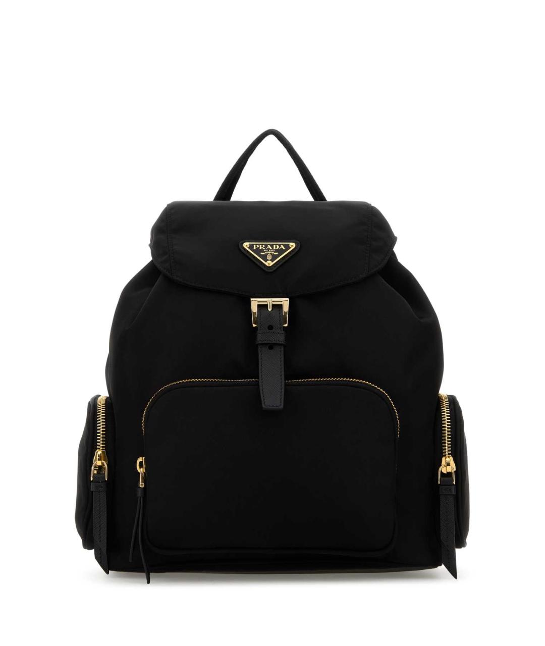PRADA Черный синтетический рюкзак, фото 1