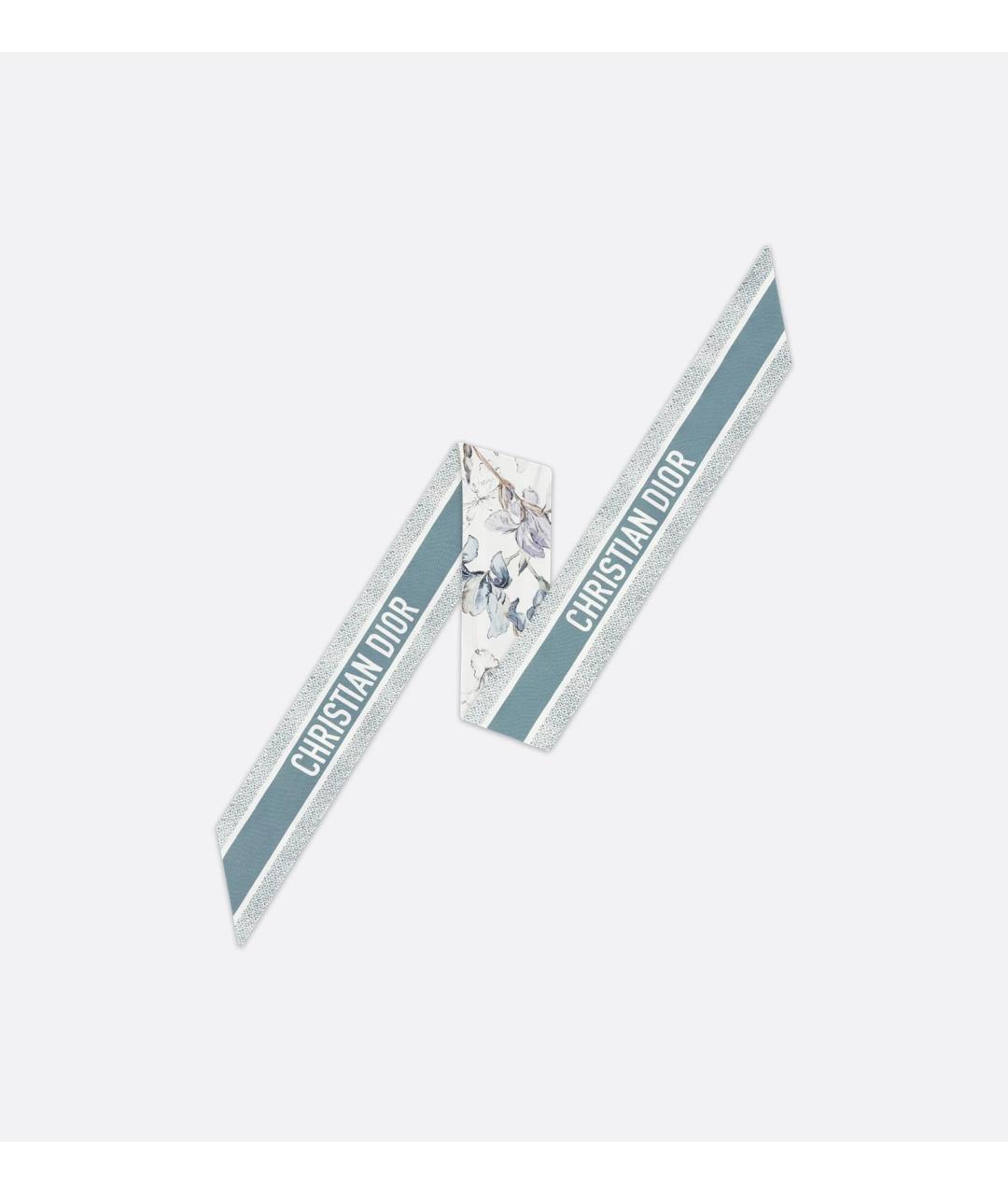 CHRISTIAN DIOR Мульти шелковый шарф, фото 4