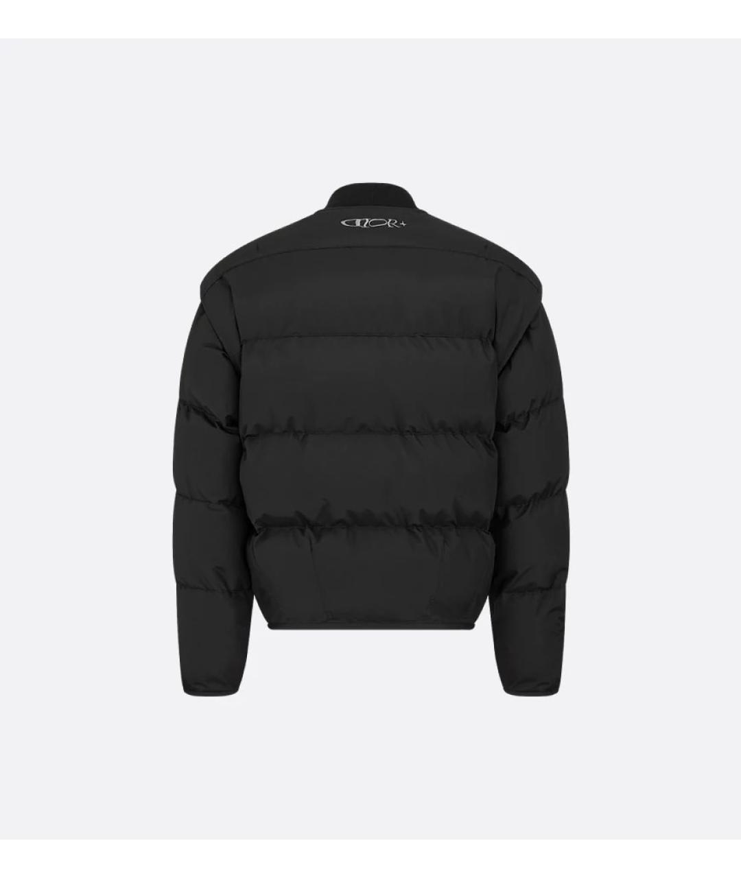 CHRISTIAN DIOR Черный полиамидовый пуховик, фото 4