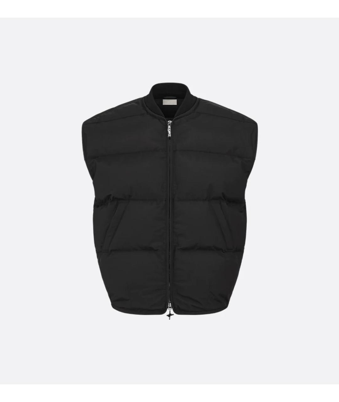 CHRISTIAN DIOR Черный полиамидовый пуховик, фото 5