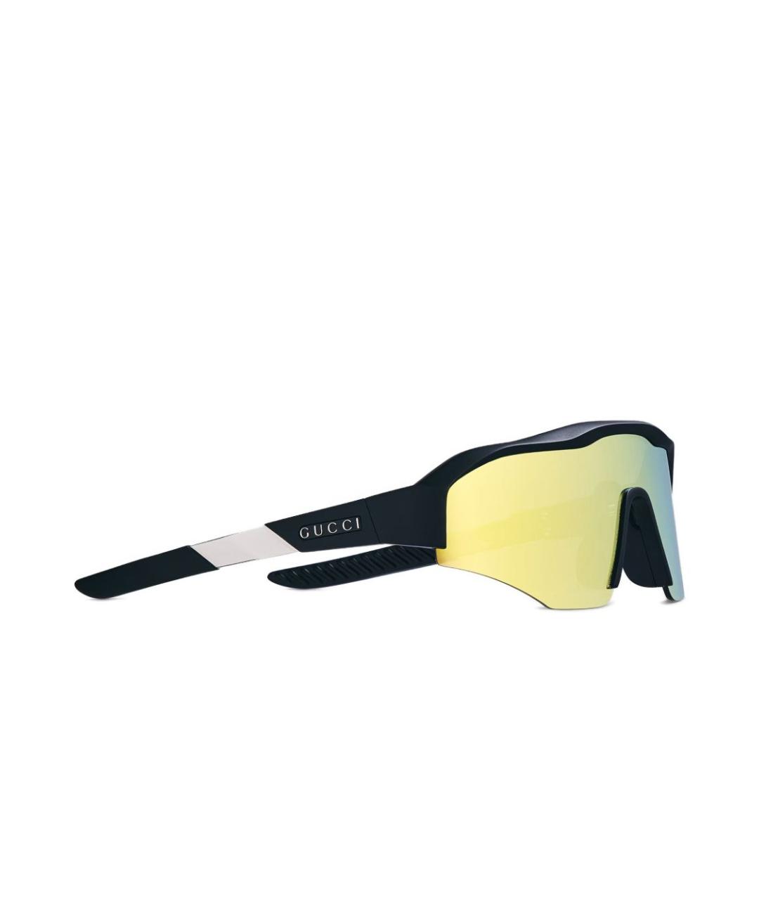 GUCCI Черные пластиковые солнцезащитные очки, фото 2