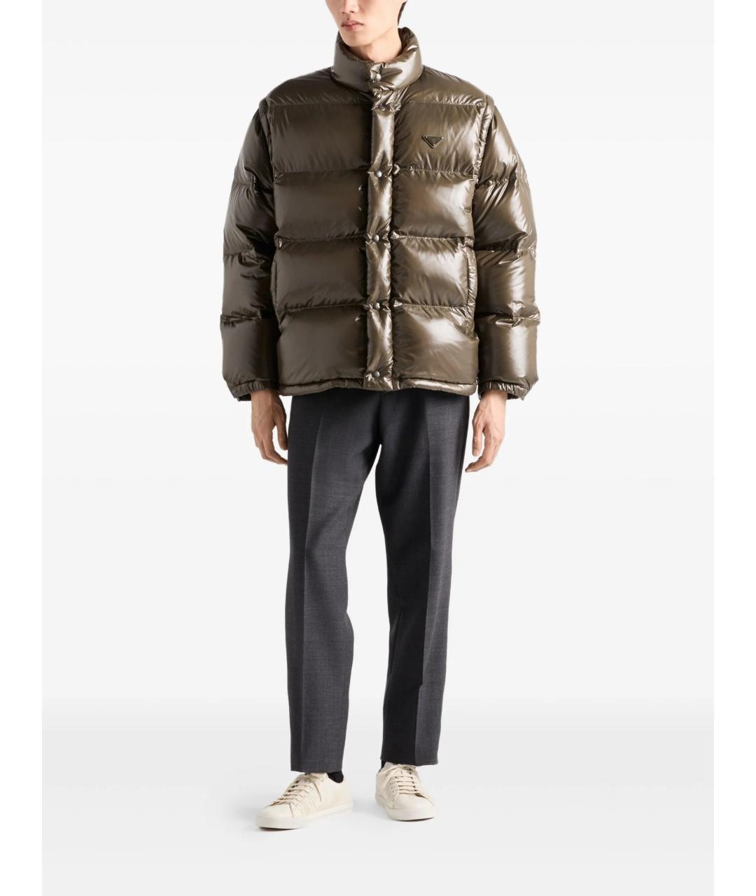 PRADA Мульти полиамидовый пуховик, фото 4