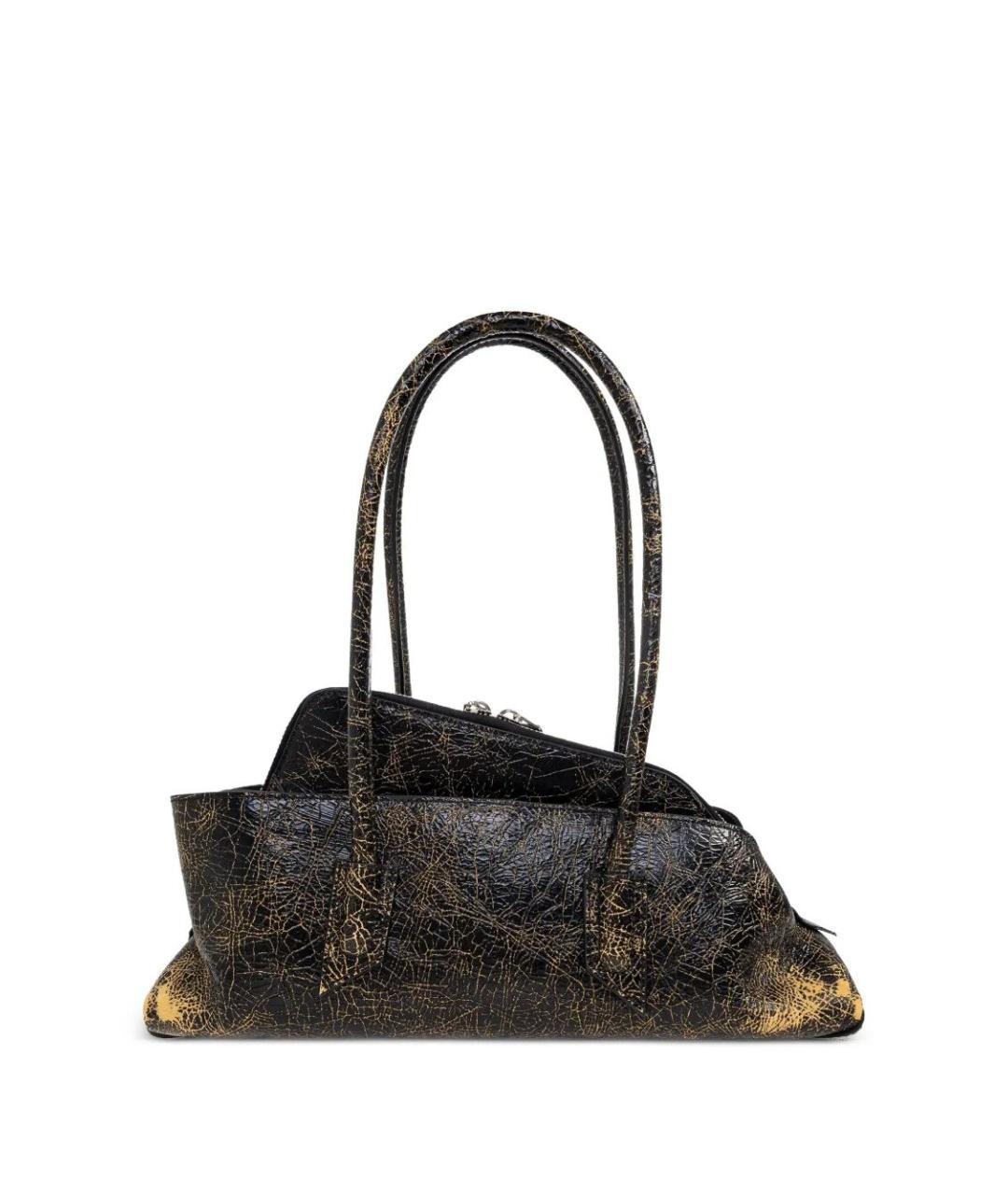 THE ATTICO Коричневая кожаная сумка тоут, фото 4