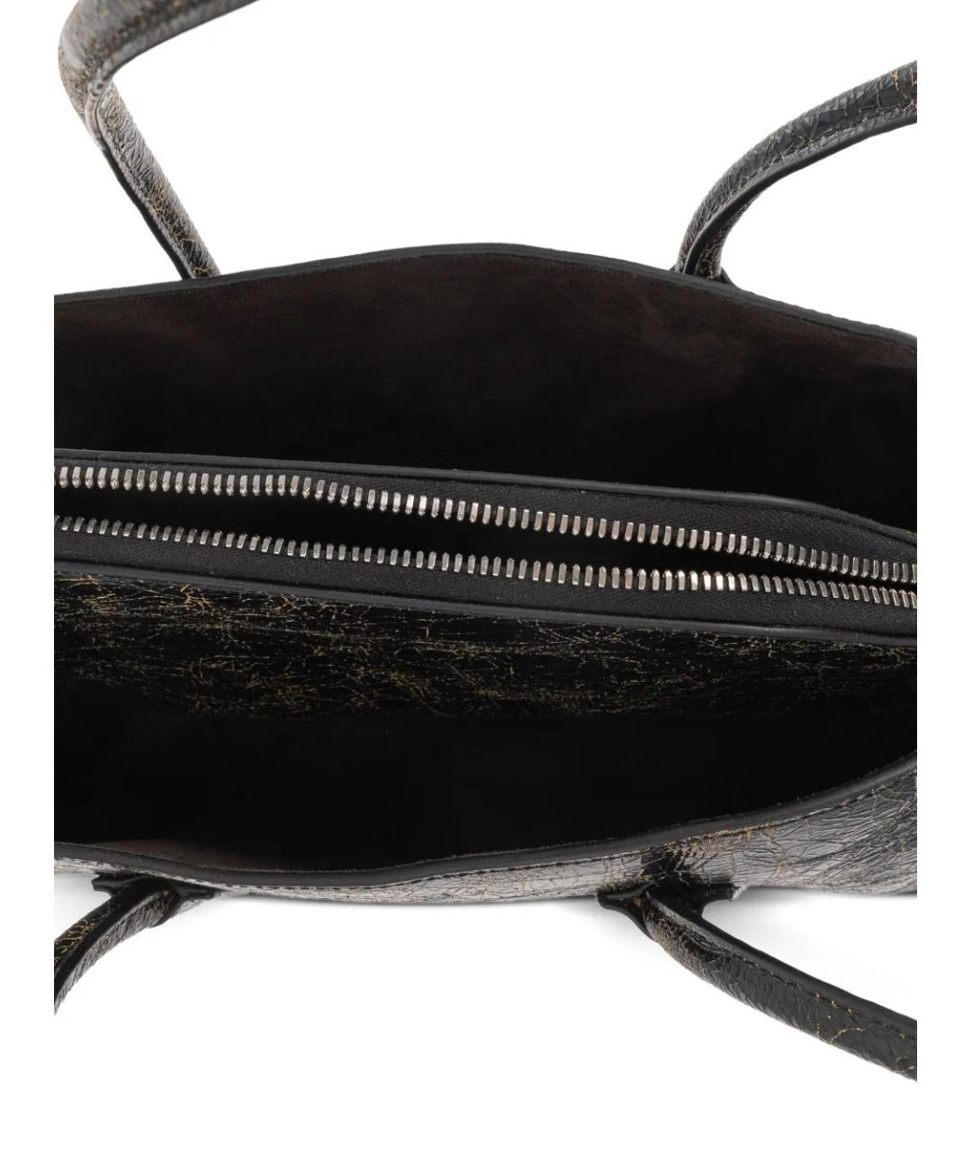 THE ATTICO Коричневая кожаная сумка тоут, фото 5