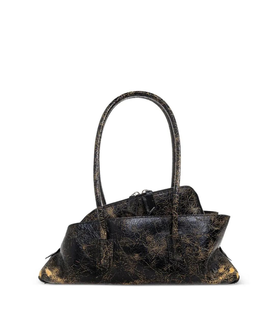 THE ATTICO Коричневая кожаная сумка тоут, фото 1