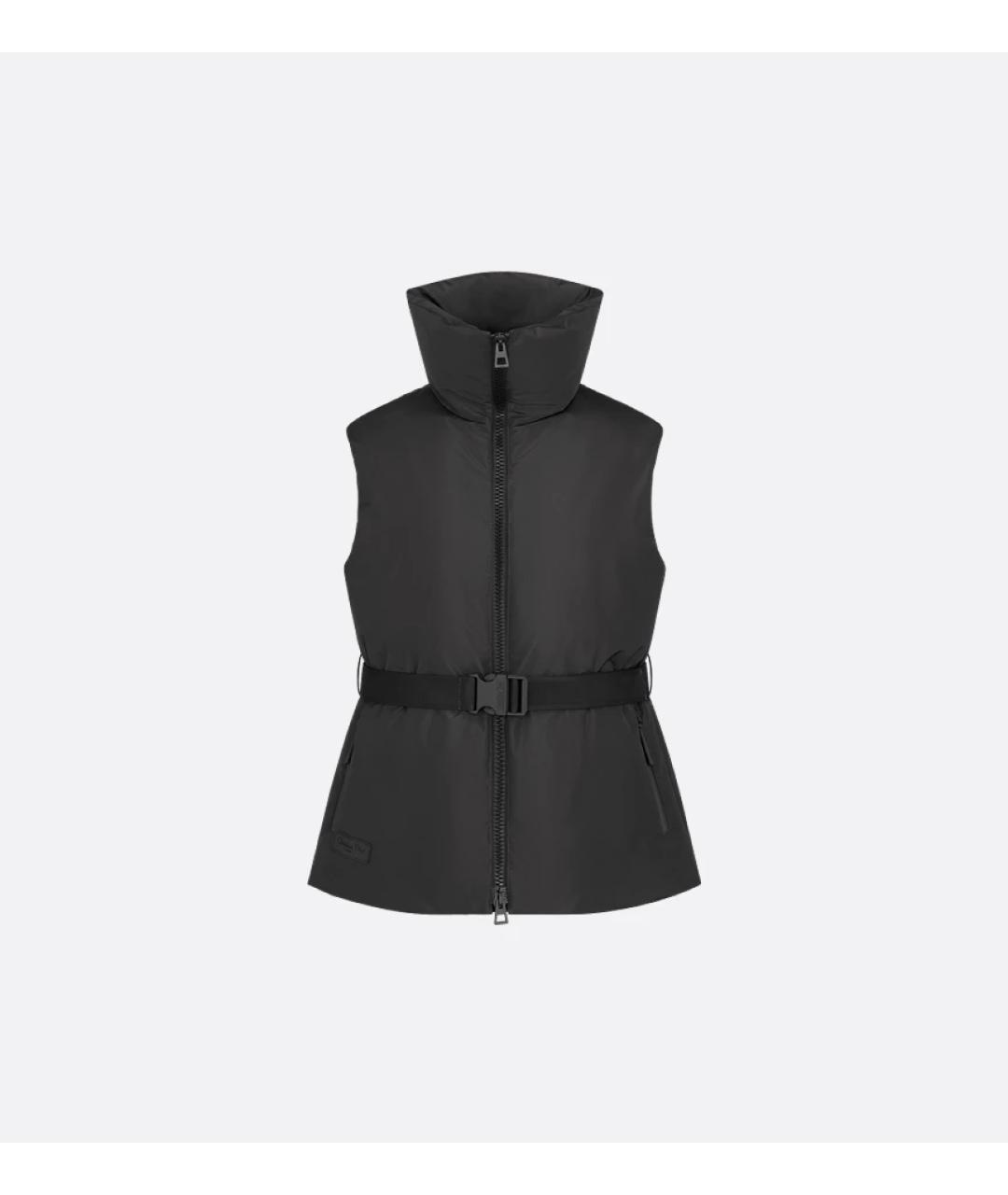 CHRISTIAN DIOR Черный полиэстеровый жилет, фото 5