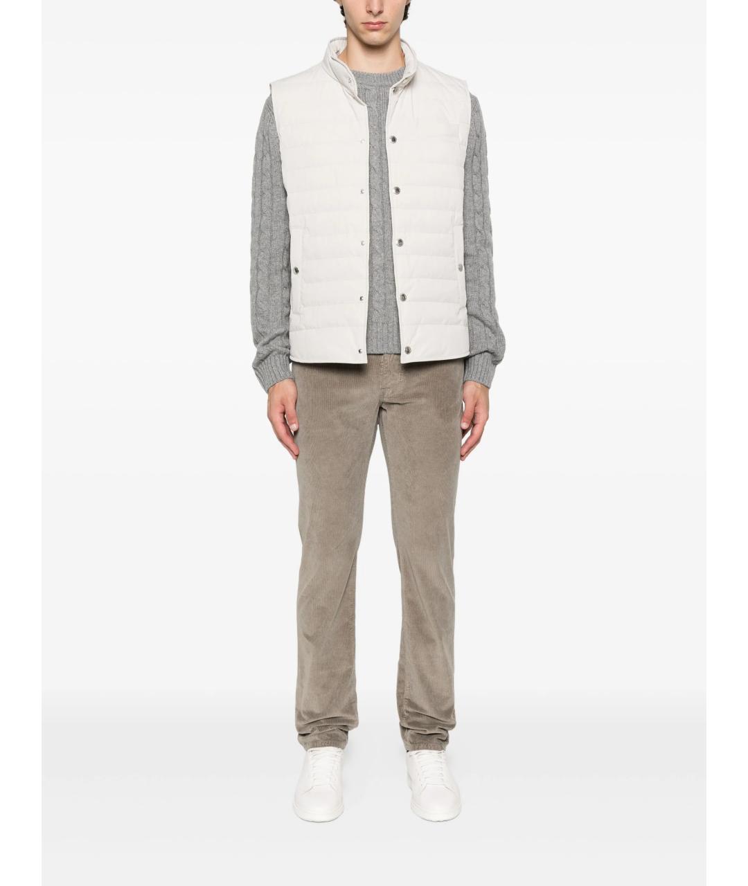 PRADA Серый кашемировый джемпер / свитер, фото 3