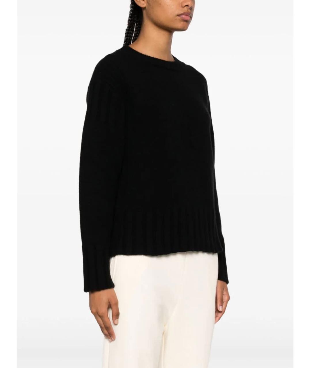 JIL SANDER Черный кашемировый джемпер / свитер, фото 3