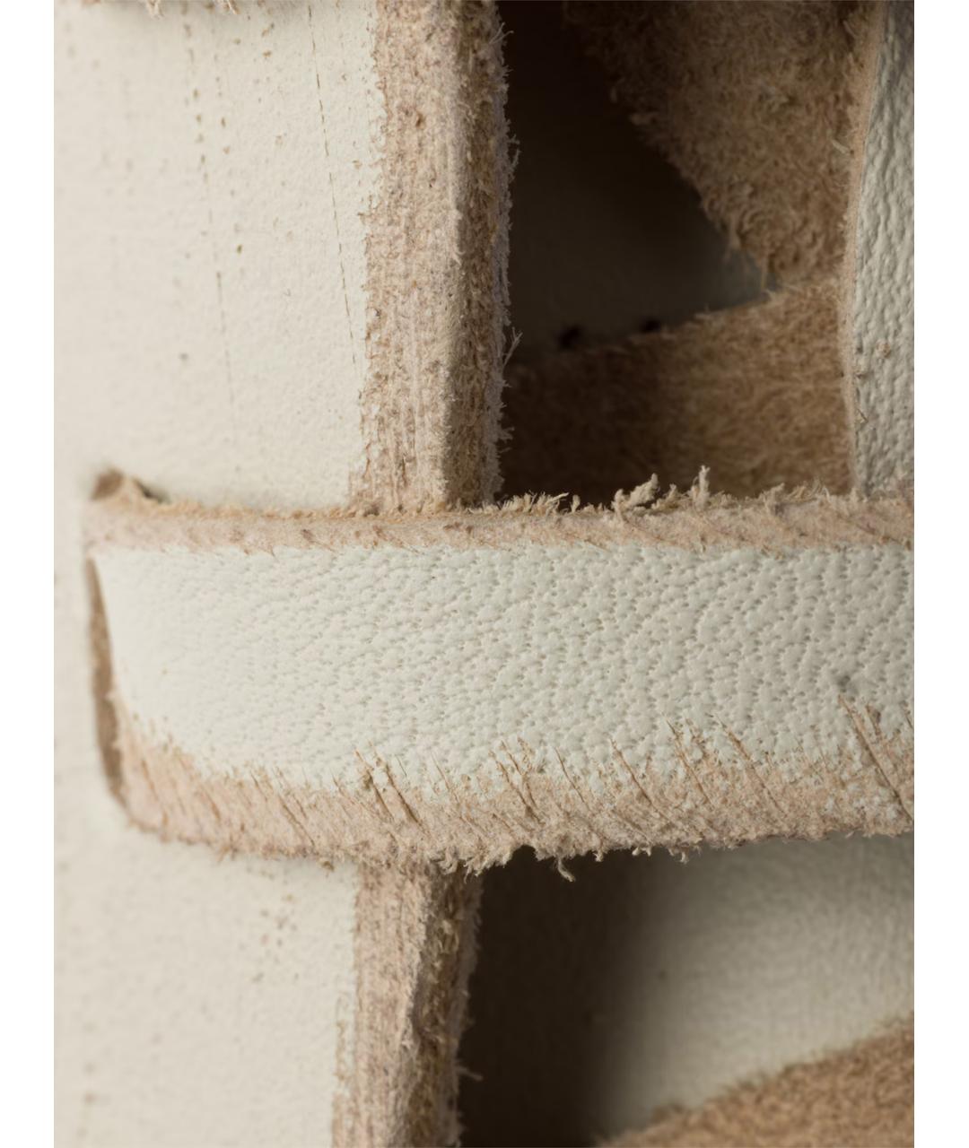 PRADA Бежевые кожаные кеды, фото 5