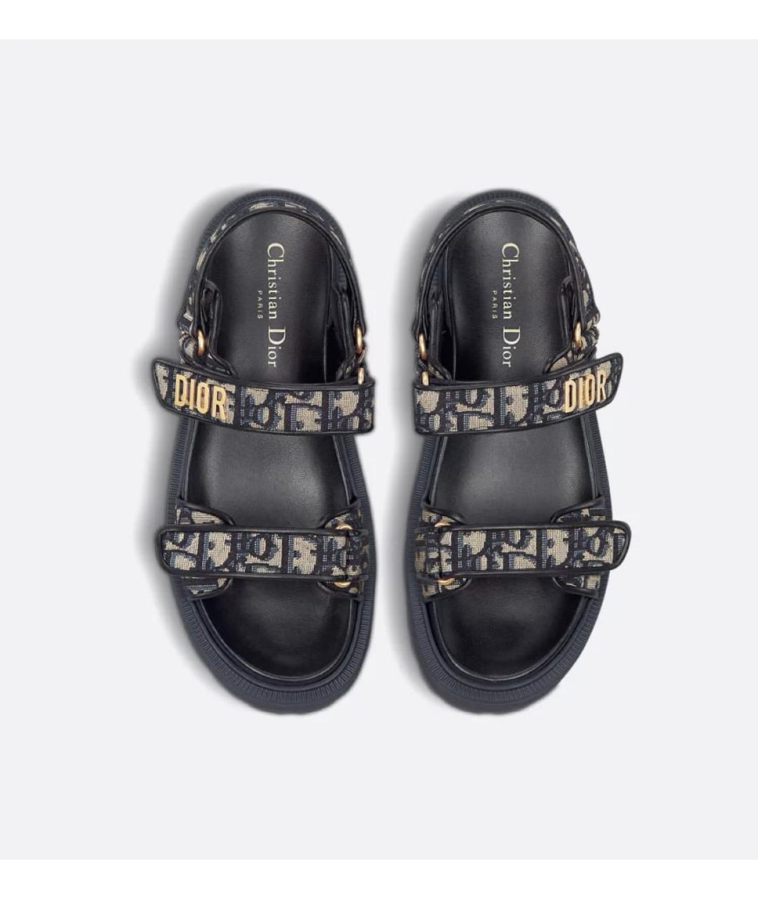 CHRISTIAN DIOR Синие сандалии, фото 3