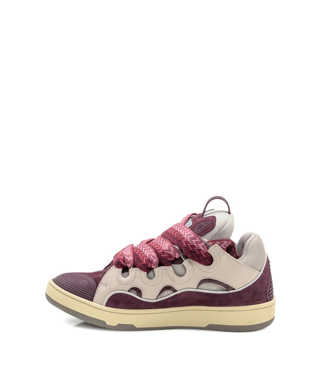 LANVIN Мульти замшевые кроссовки, фото 4