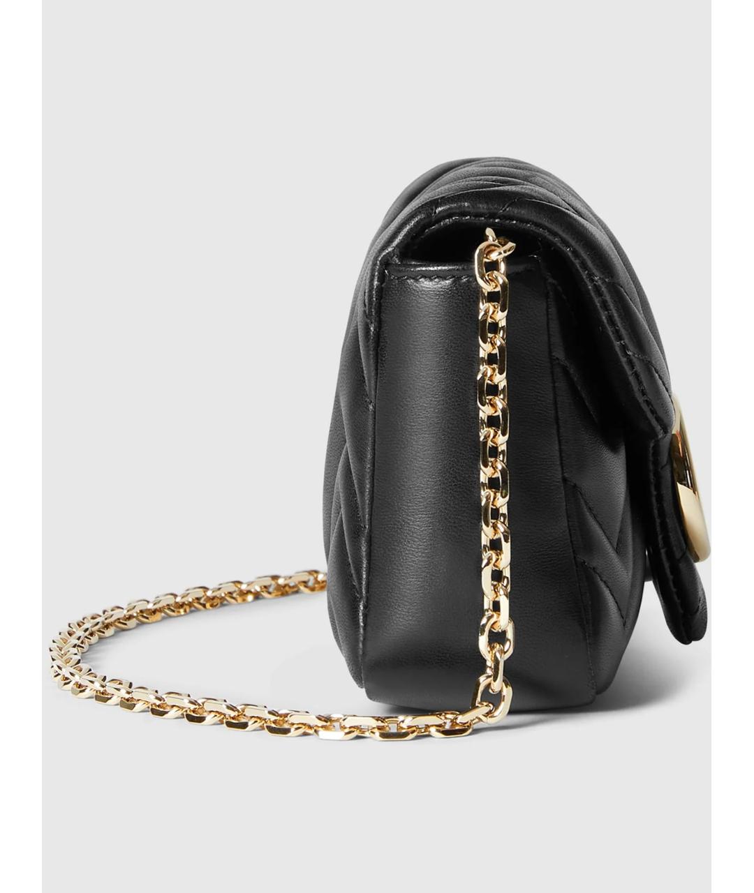 GUCCI Черная кожаная сумка через плечо, фото 5