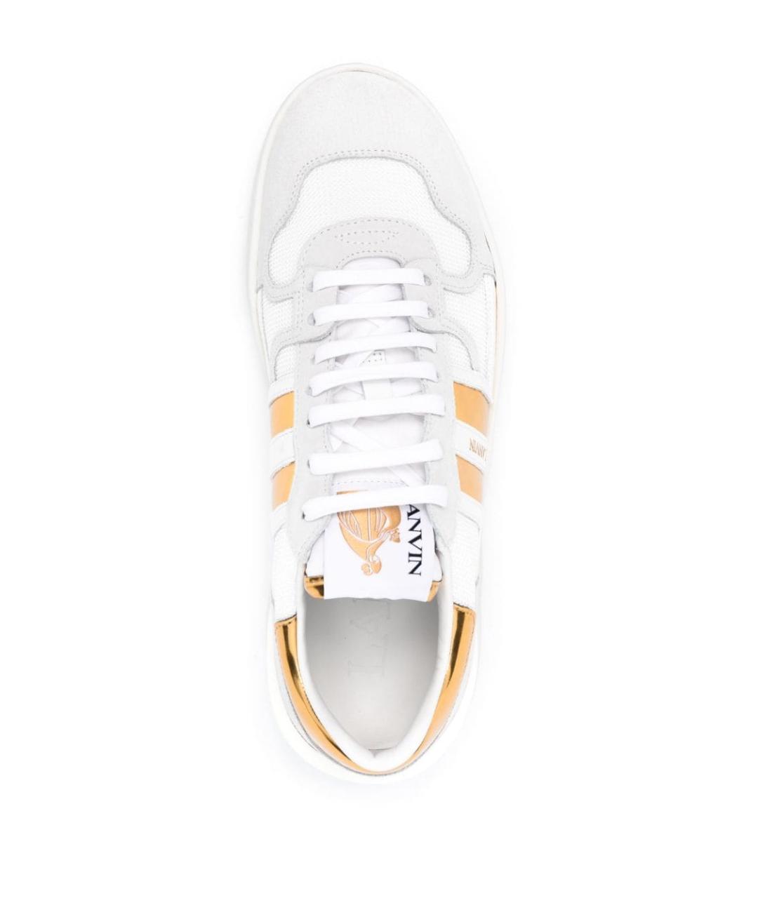 LANVIN Белые кожаные кеды, фото 4