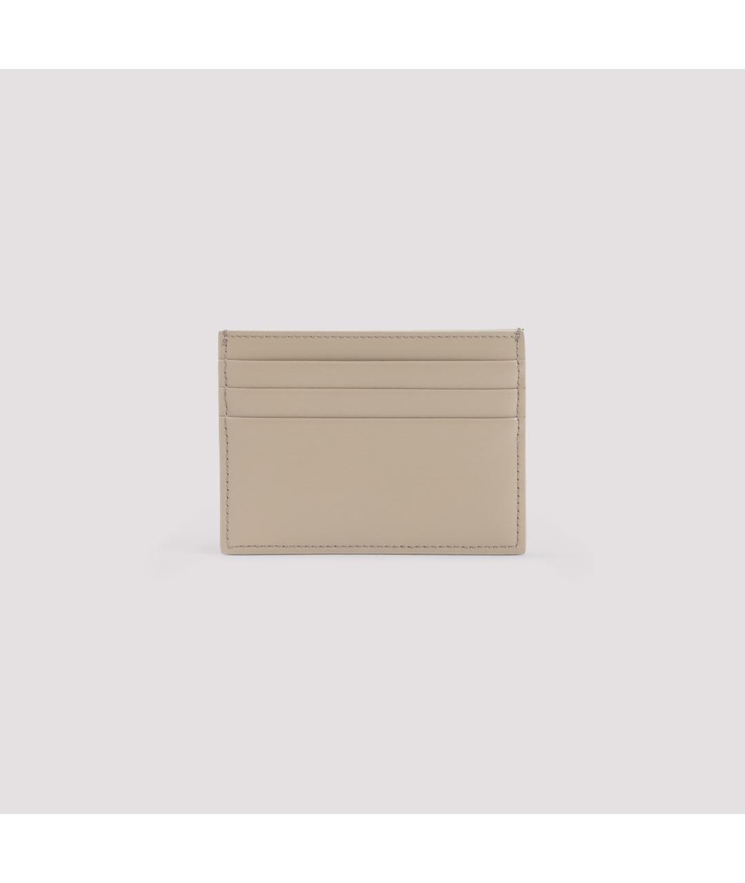 CELINE Бежевый кожаный кардхолдер, фото 2