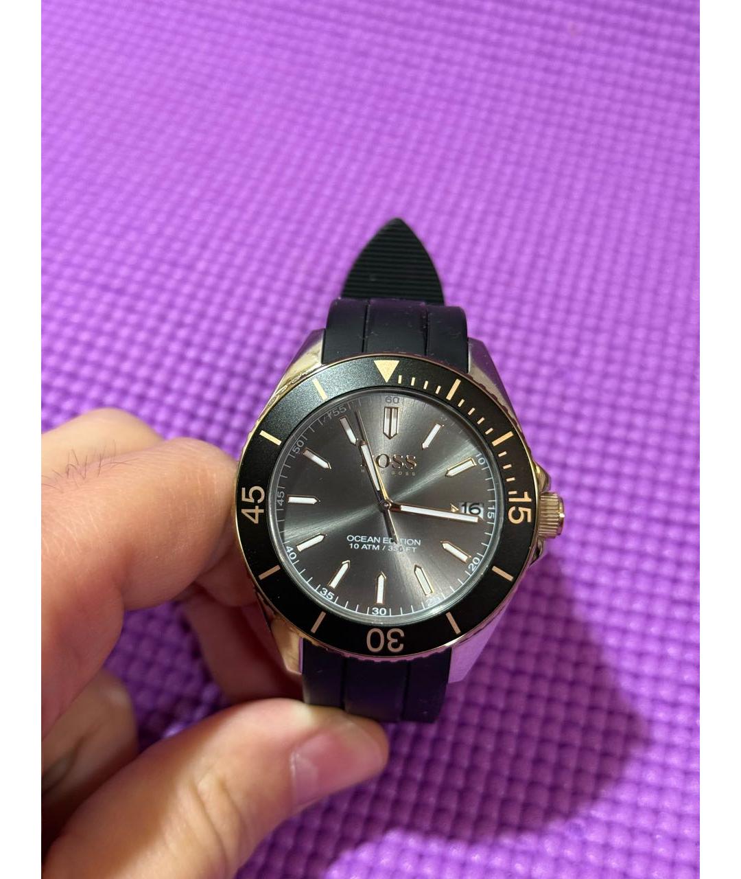 HUGO BOSS Коричневые стальные часы, фото 7