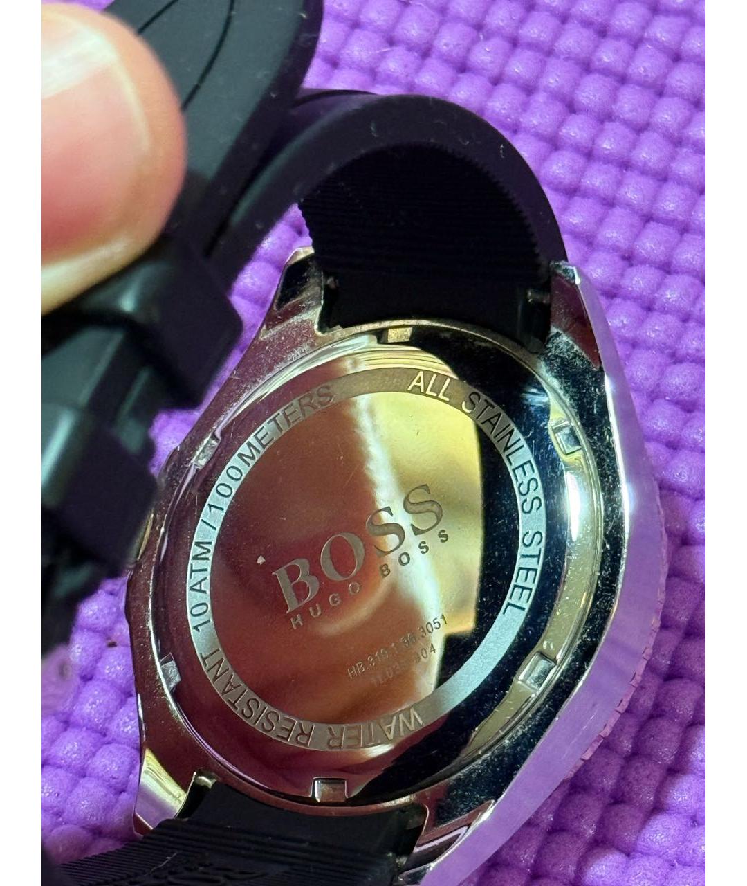 HUGO BOSS Коричневые стальные часы, фото 2