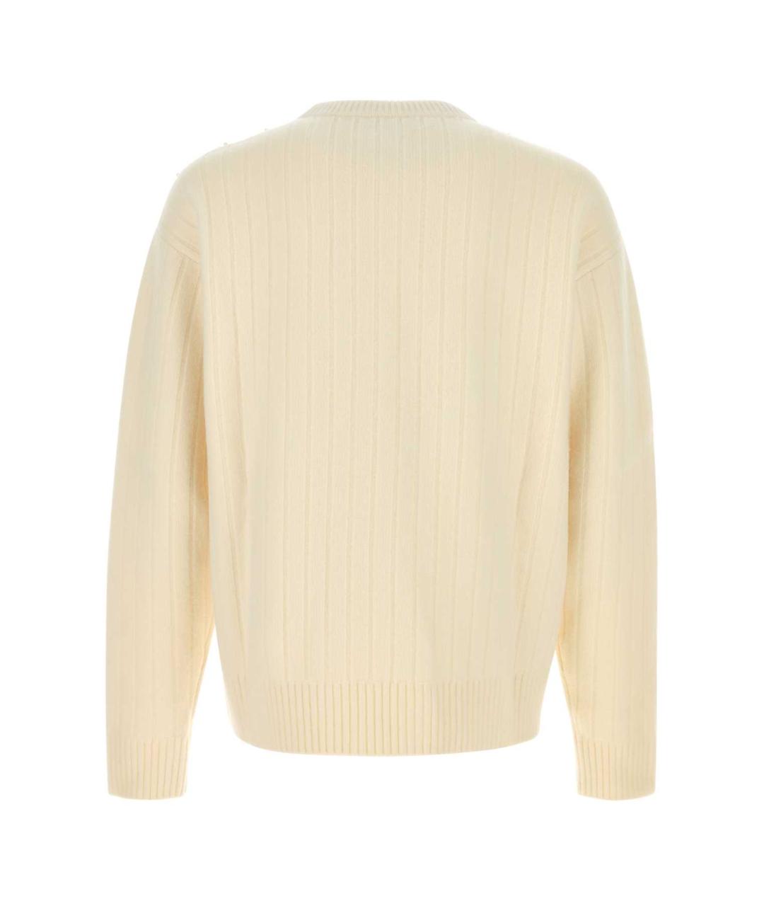 GUCCI Бежевый шерстяной джемпер / свитер, фото 2