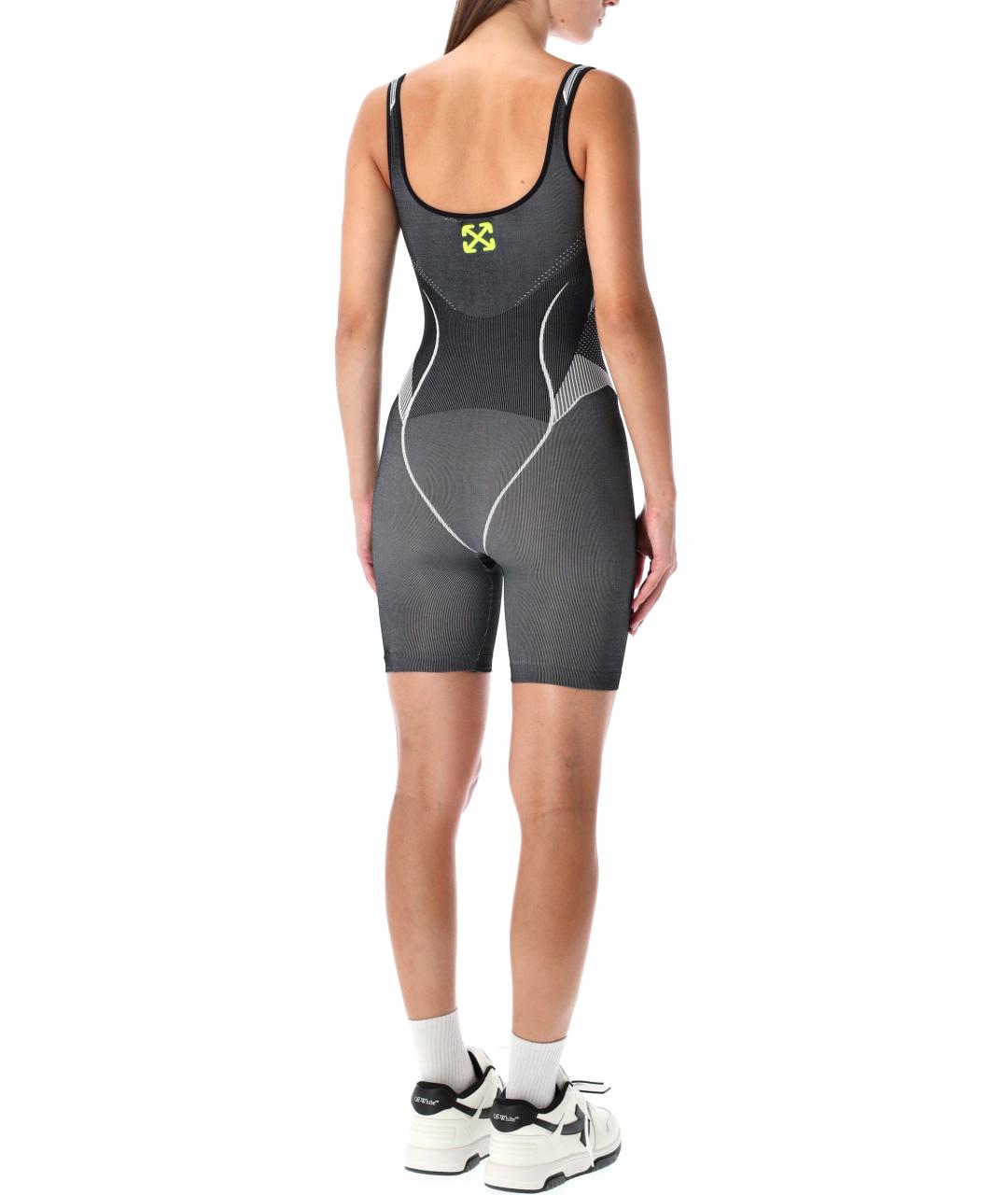 OFF-WHITE Черный полиамидовый комбинезон, фото 2