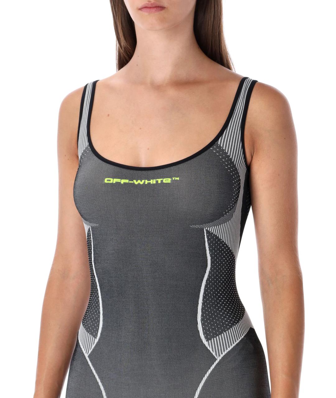 OFF-WHITE Черный полиамидовый комбинезон, фото 3