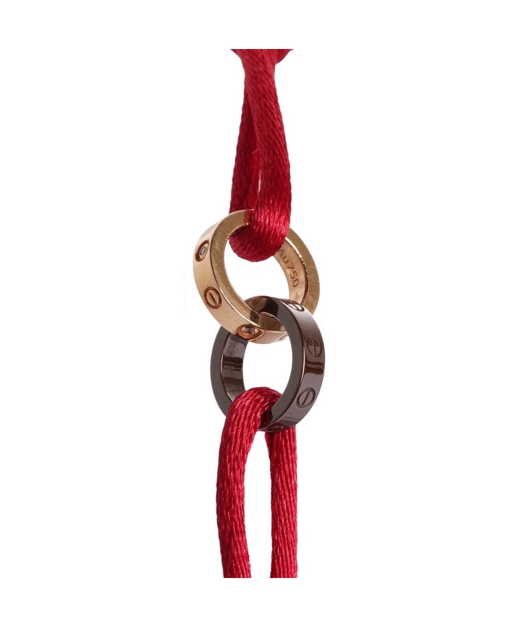 CARTIER Красный браслет из розового золота, фото 2