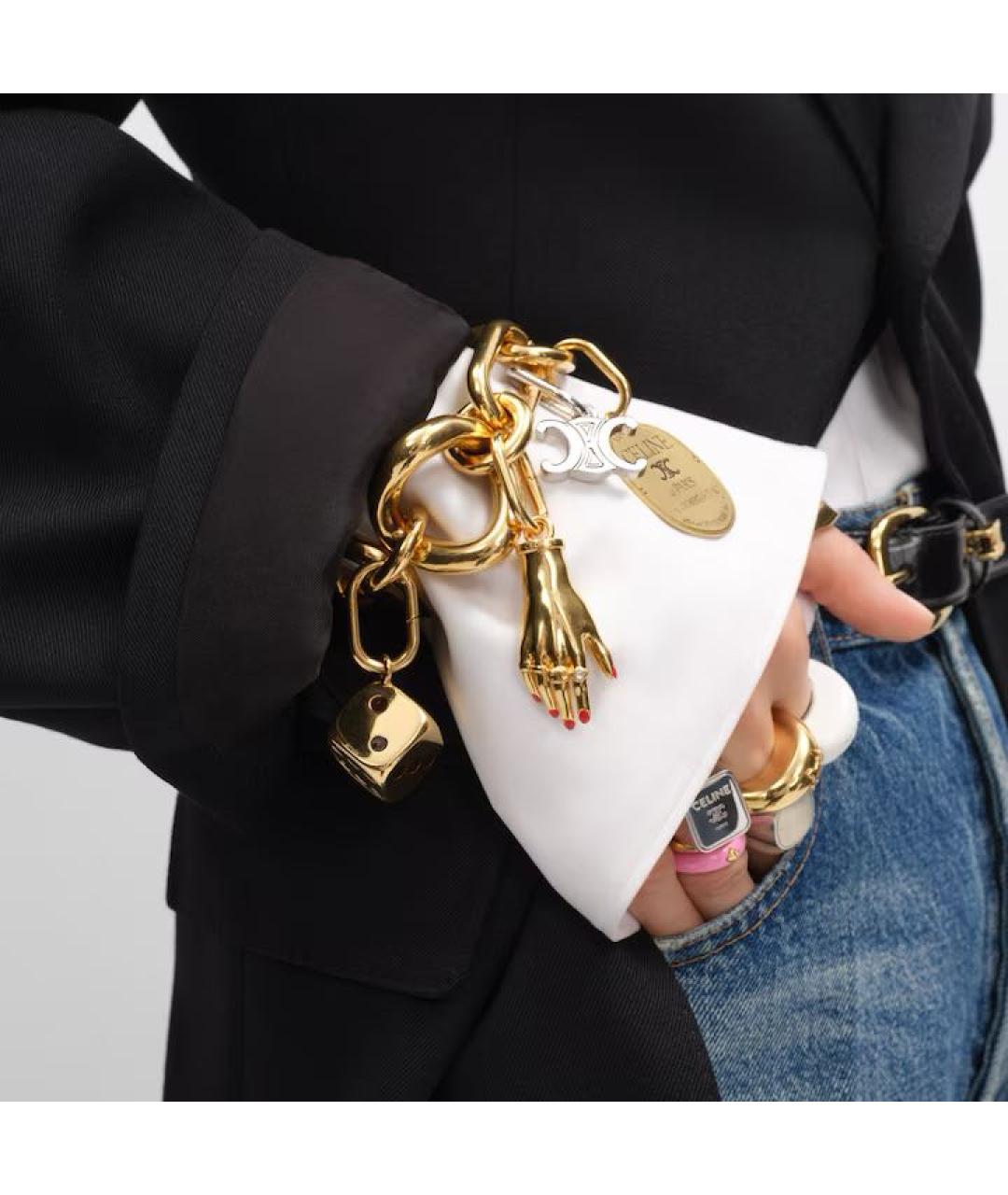 CELINE Желтый брелок, фото 2