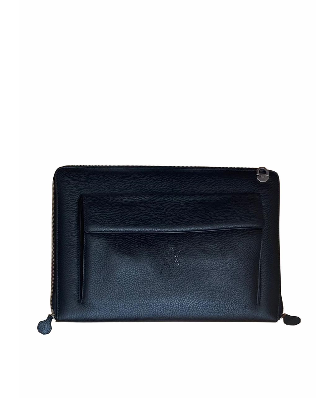 ARTIOLI Черная кожаная сумка на плечо, фото 1