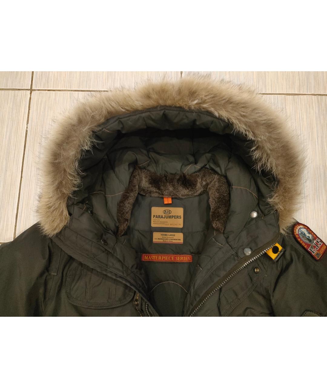 PARAJUMPERS Серый полиэстеровый пуховик, фото 3