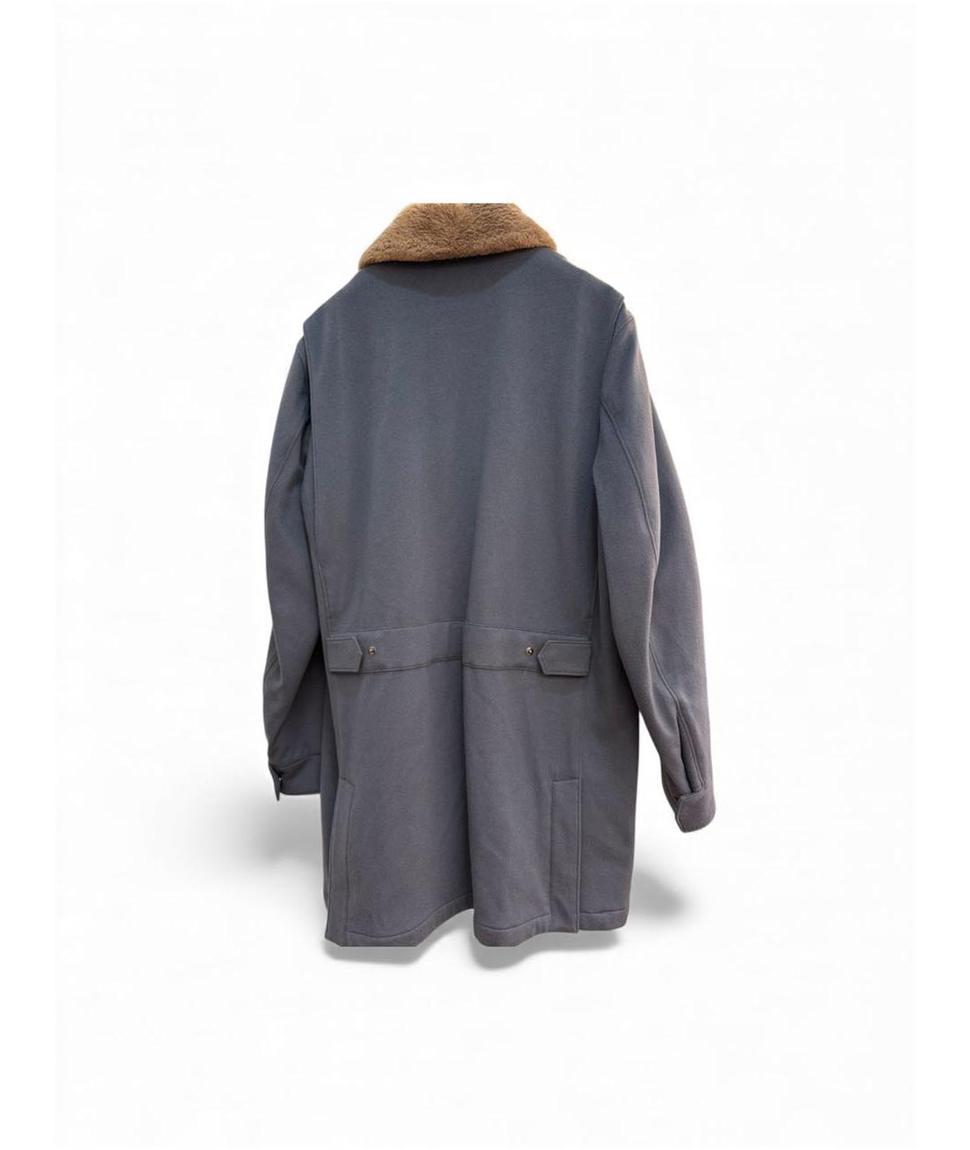 LORO PIANA Синее кашемировое пальто, фото 2