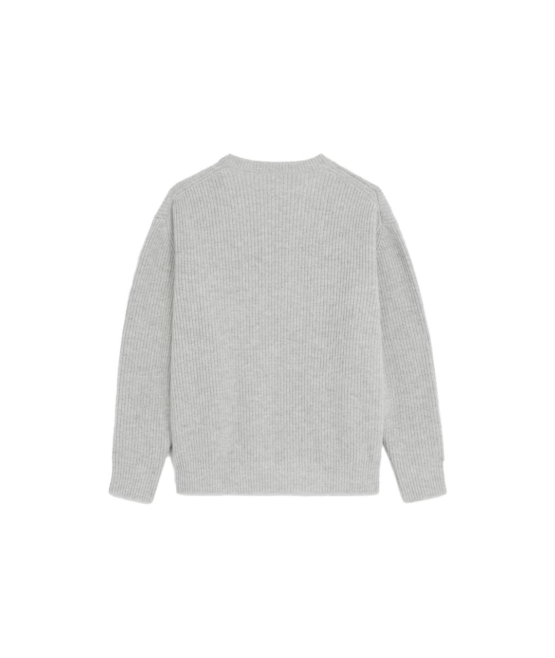 CELINE Серый шерстяной джемпер / свитер, фото 2