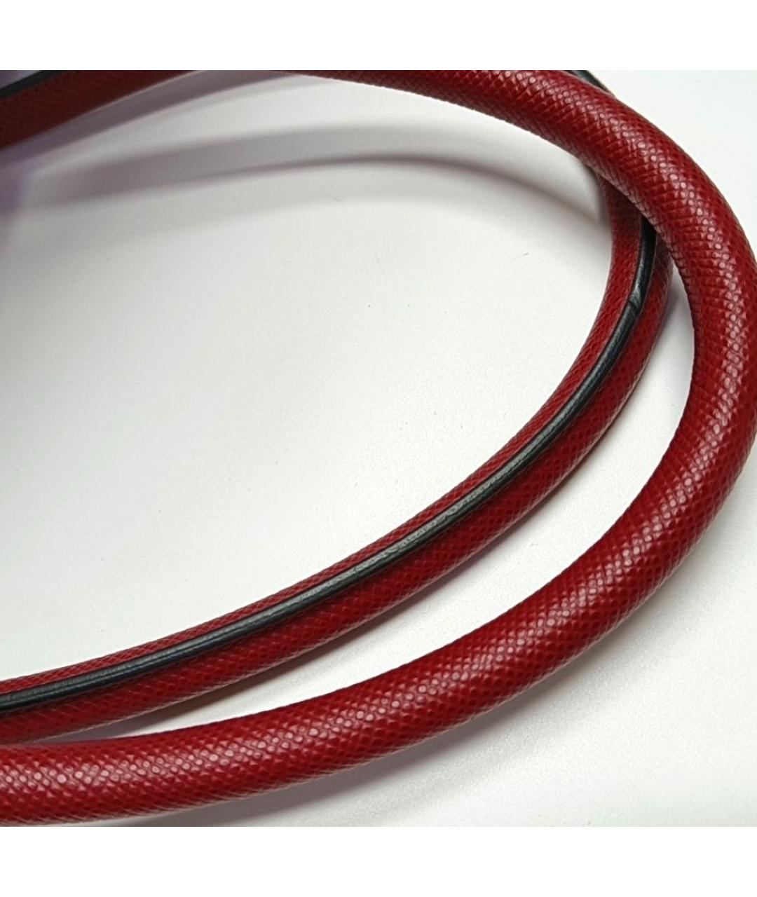 PRADA Красная кожаная сумка через плечо, фото 3