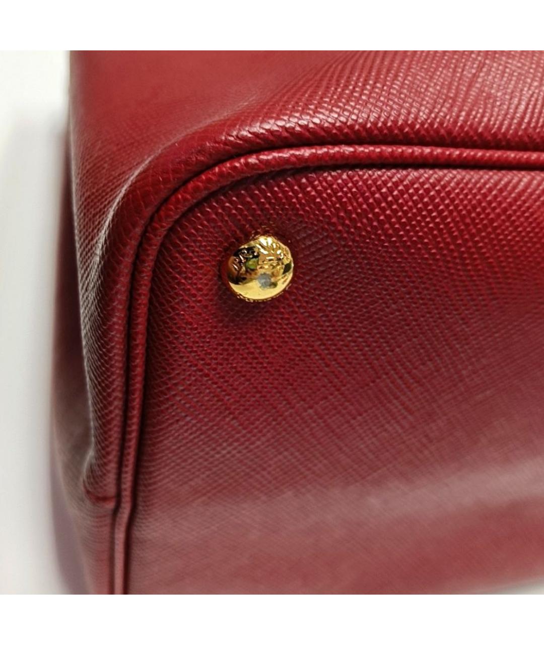 PRADA Красная кожаная сумка через плечо, фото 2