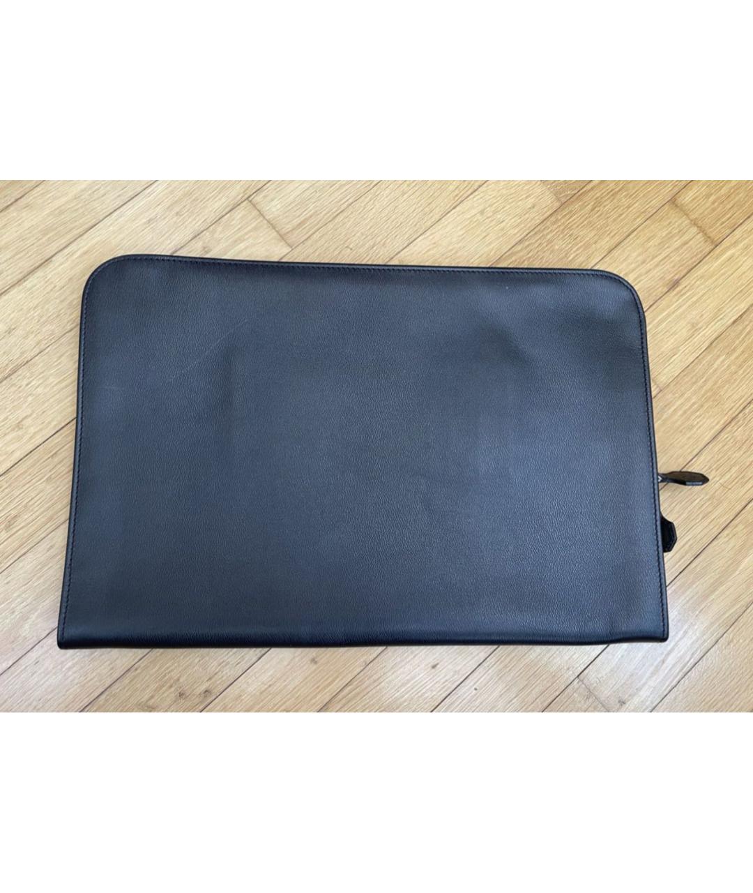 ARTIOLI Черная кожаная папка для документов, фото 2