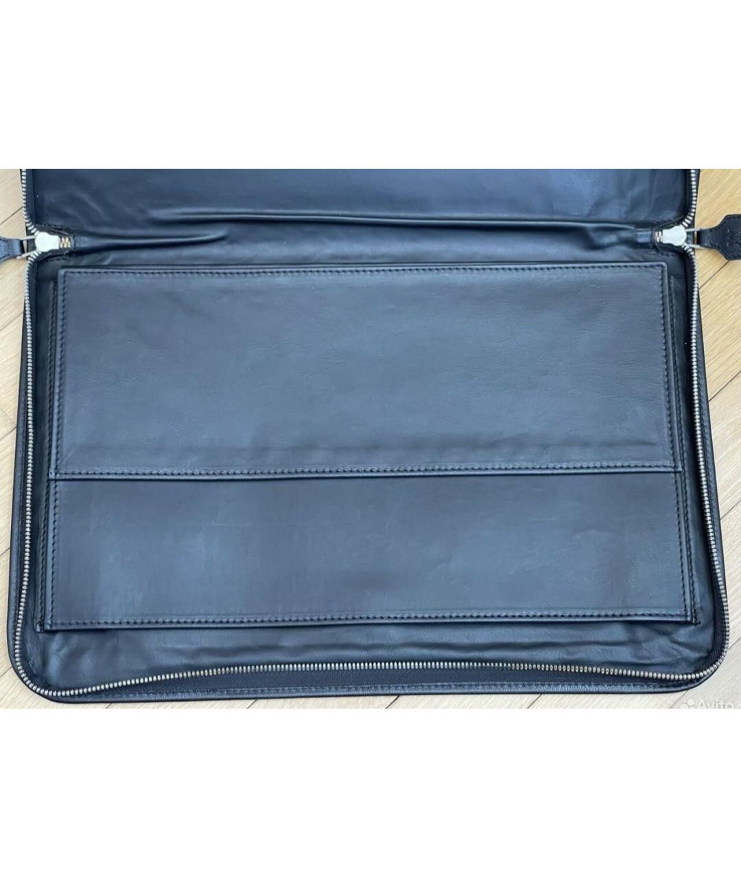 ARTIOLI Черная кожаная папка для документов, фото 6