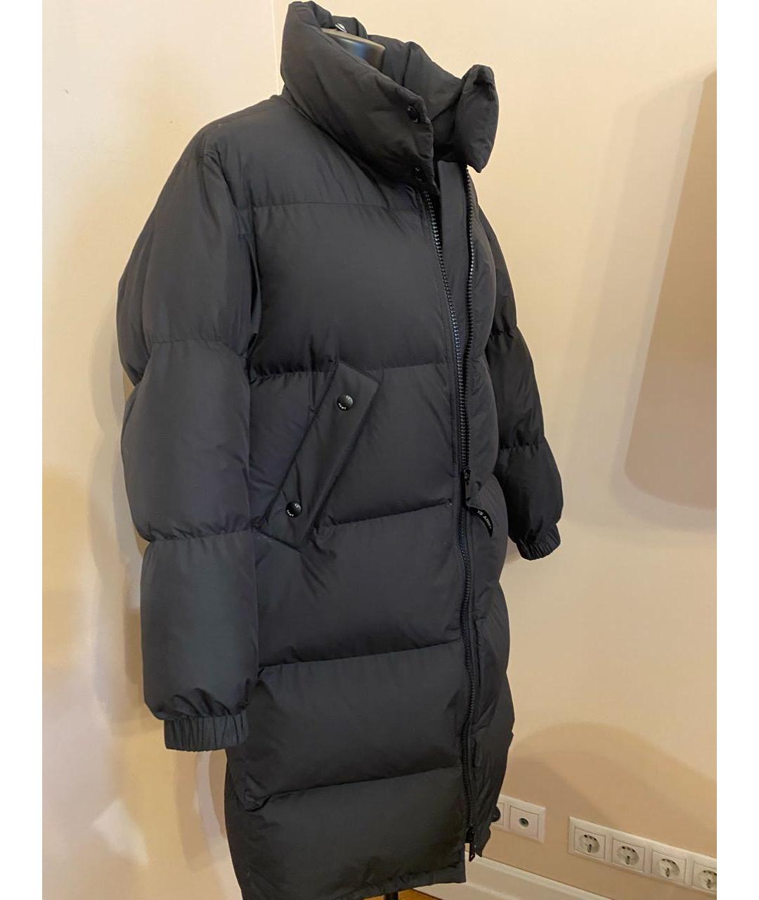 ARMY YVES SALOMON Черный полиэстеровый пуховик, фото 6