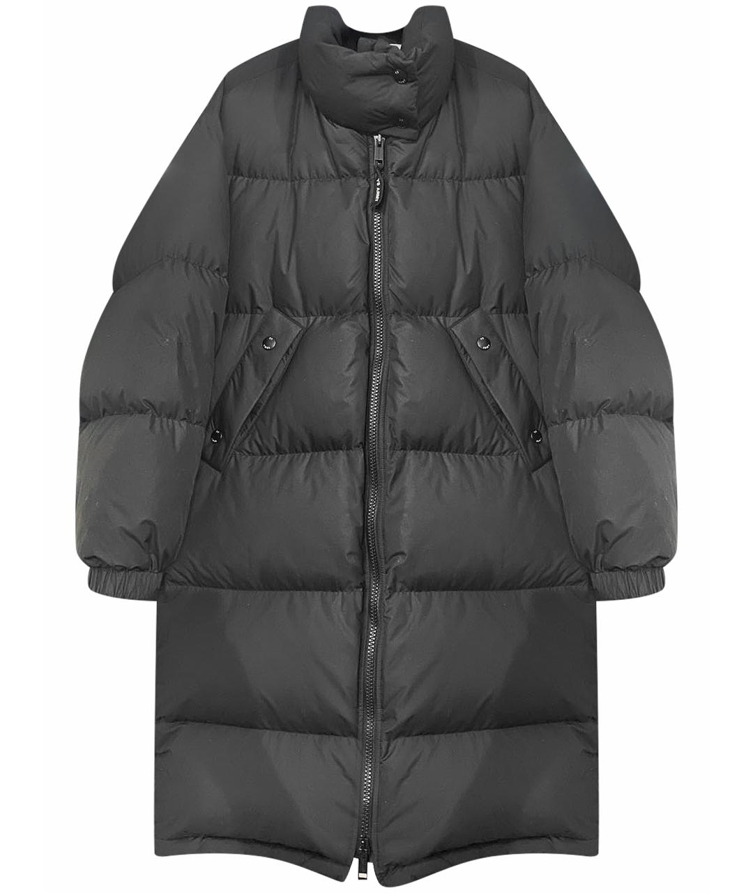 ARMY YVES SALOMON Черный полиэстеровый пуховик, фото 1