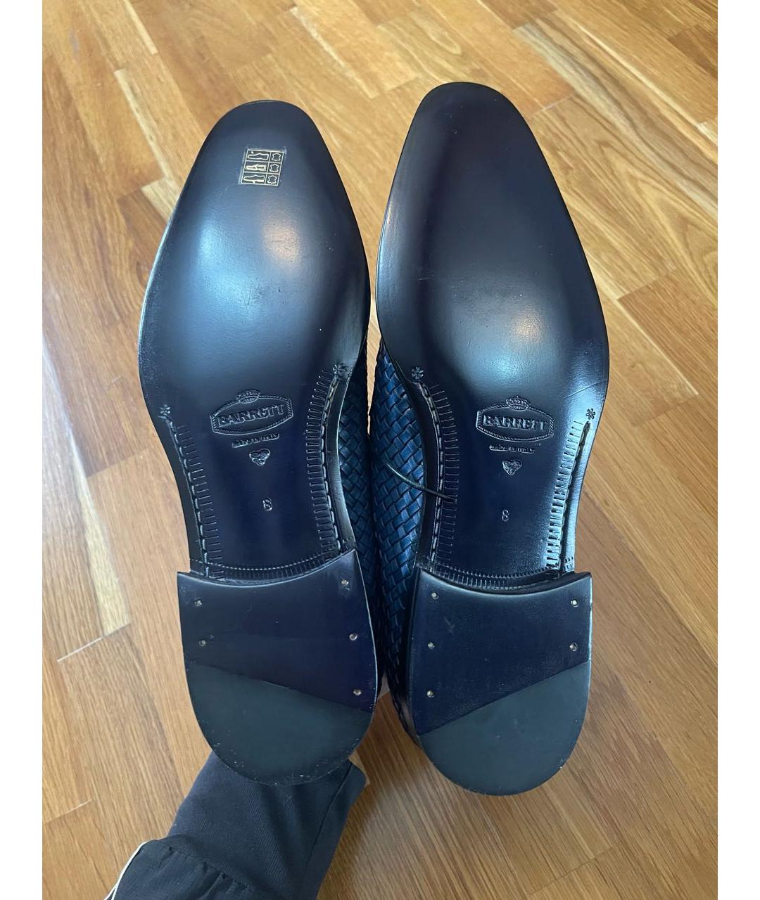 BARRETT Темно-синие кожаные туфли, фото 6