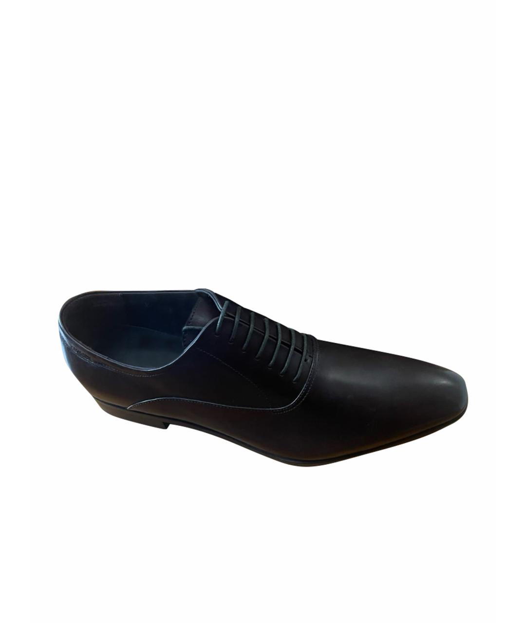 ARMANI COLLEZIONI Коричневые кожаные туфли, фото 1