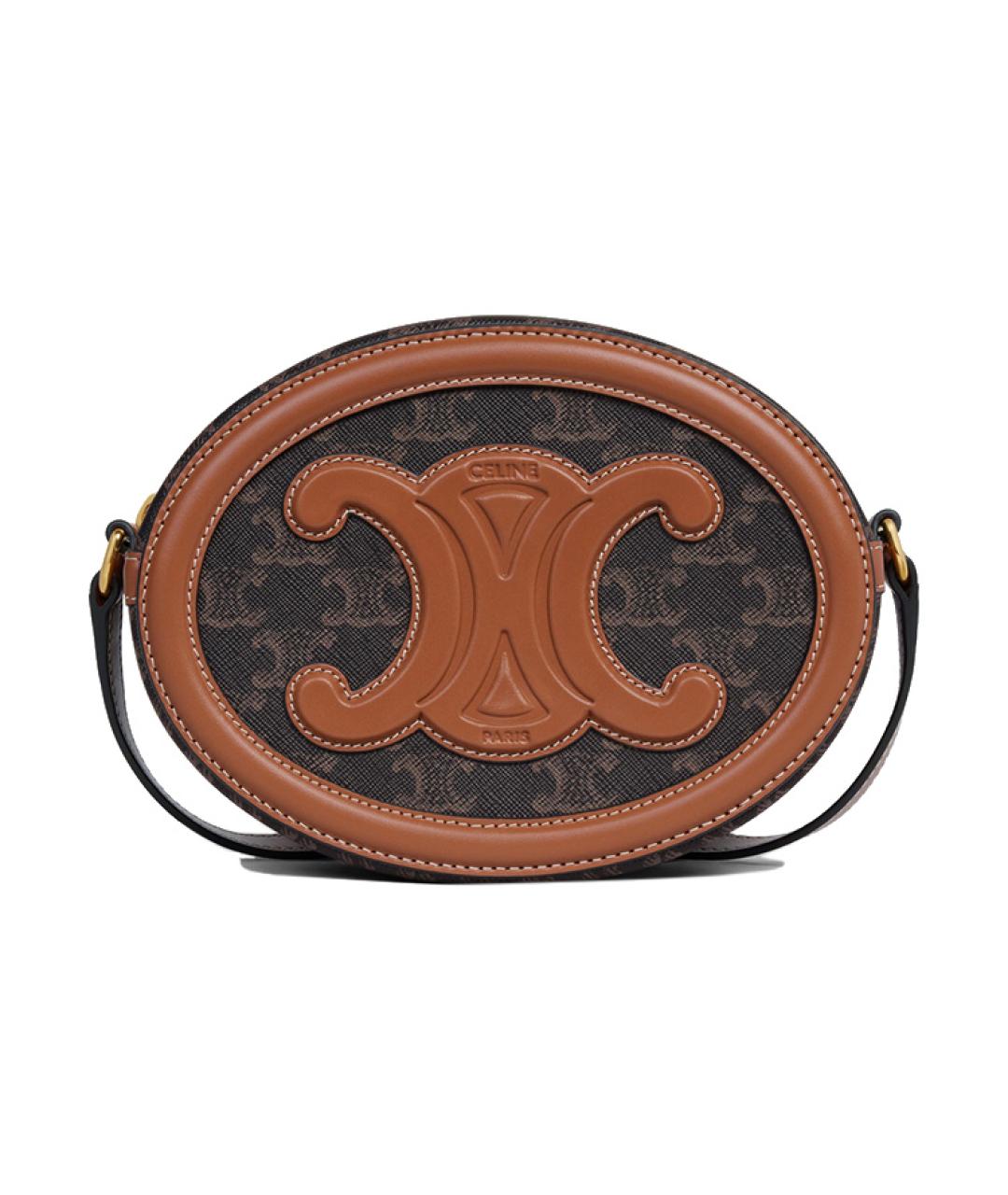 CELINE Коричневая сумка через плечо, фото 1