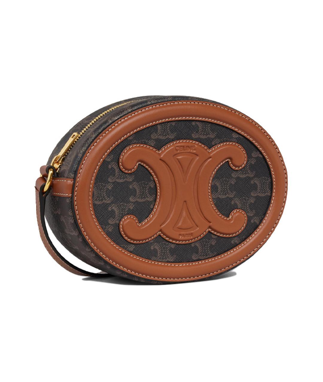 CELINE Коричневая сумка через плечо, фото 2