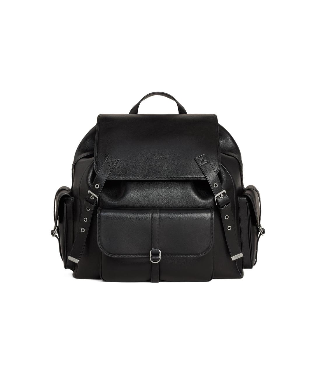 CELINE Черный кожаный рюкзак, фото 1