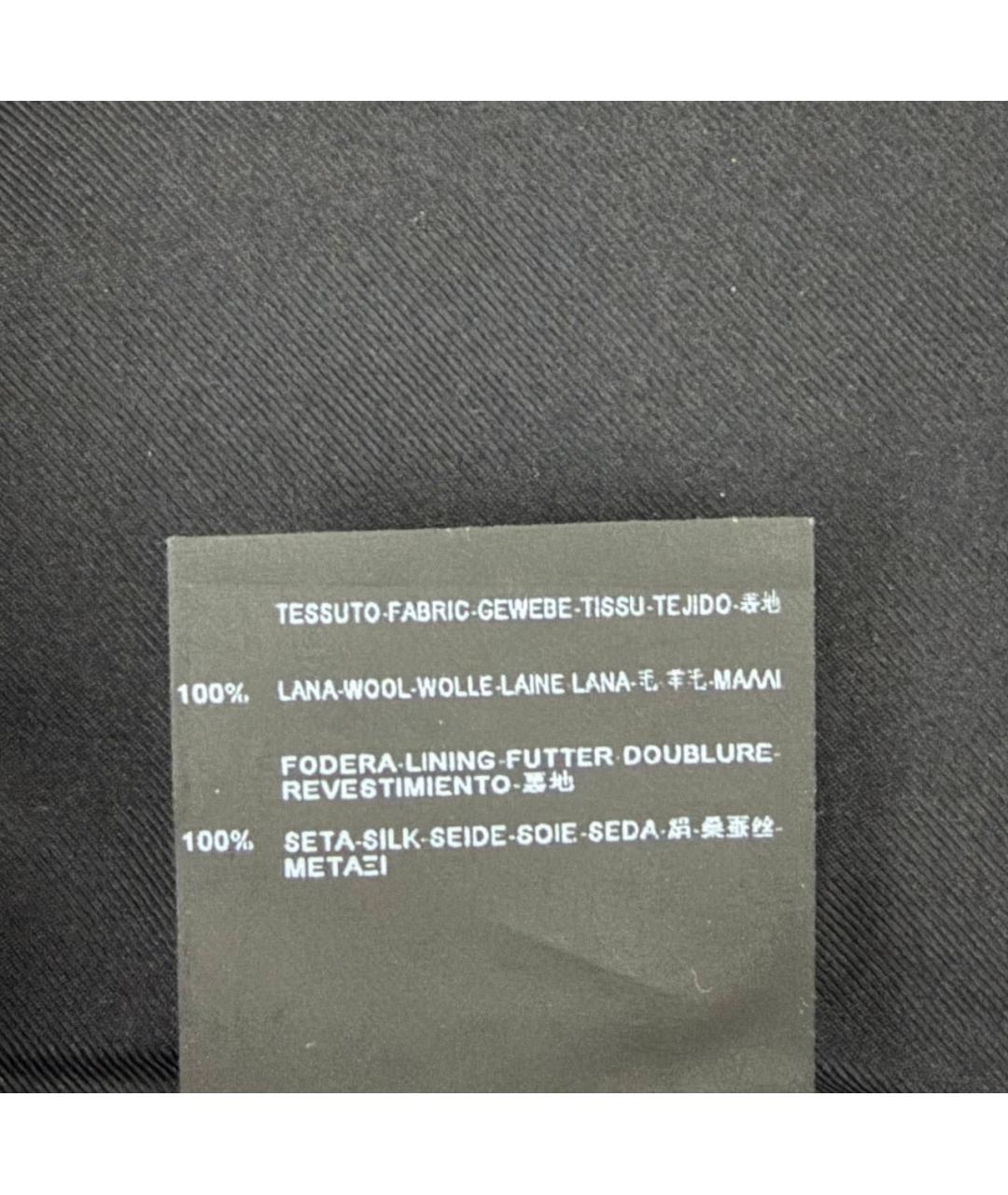 YVES SAINT LAURENT BEAUTY Черная шерстяная юбка мини, фото 4