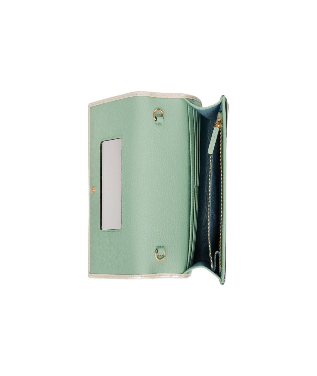 GUCCI Бежевая кожаная сумка через плечо, фото 6