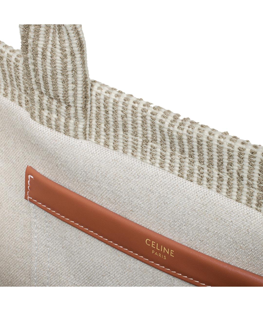 CELINE Бежевая сумка через плечо, фото 4