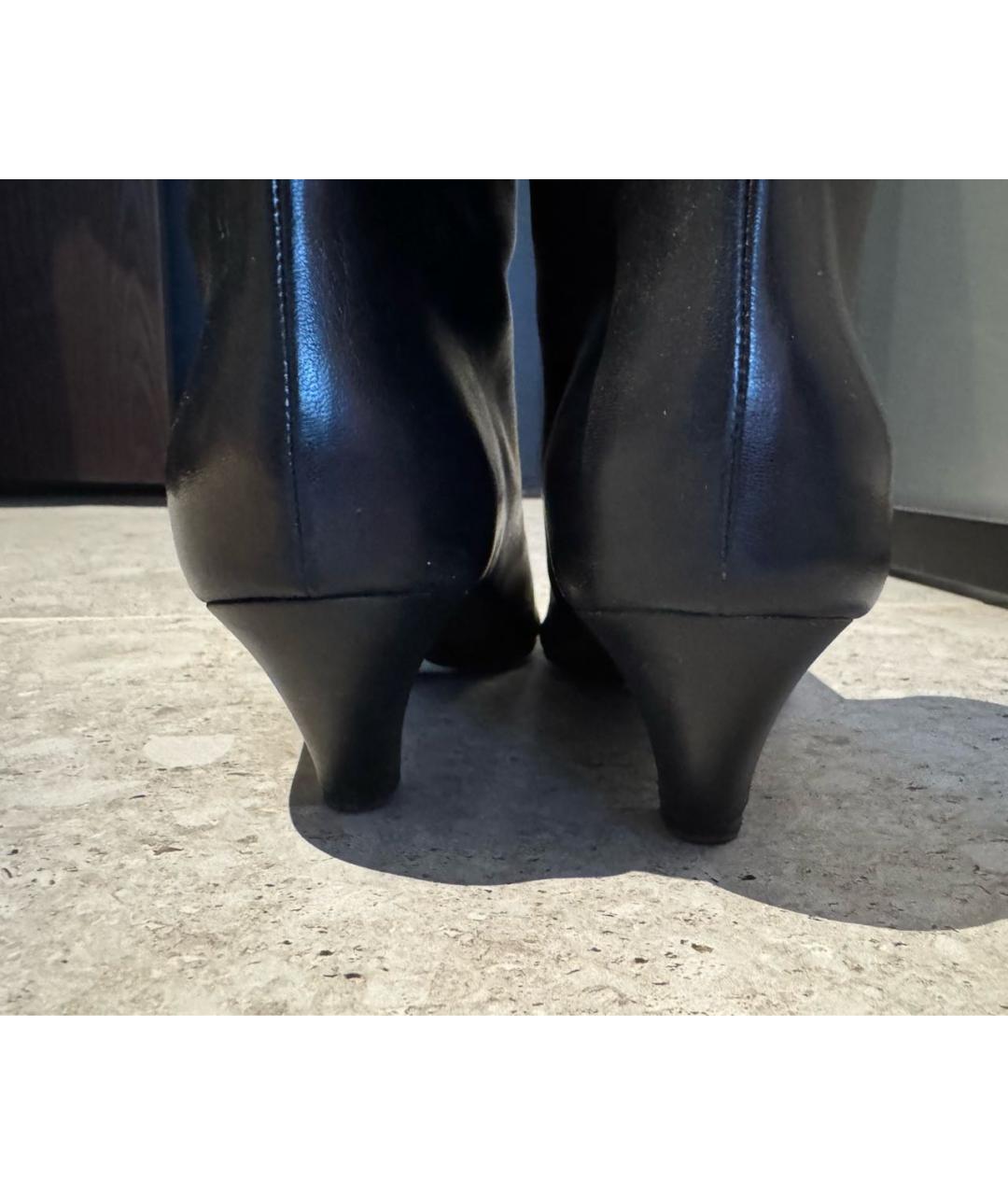 KHAITE Черные кожаные ботильоны, фото 3