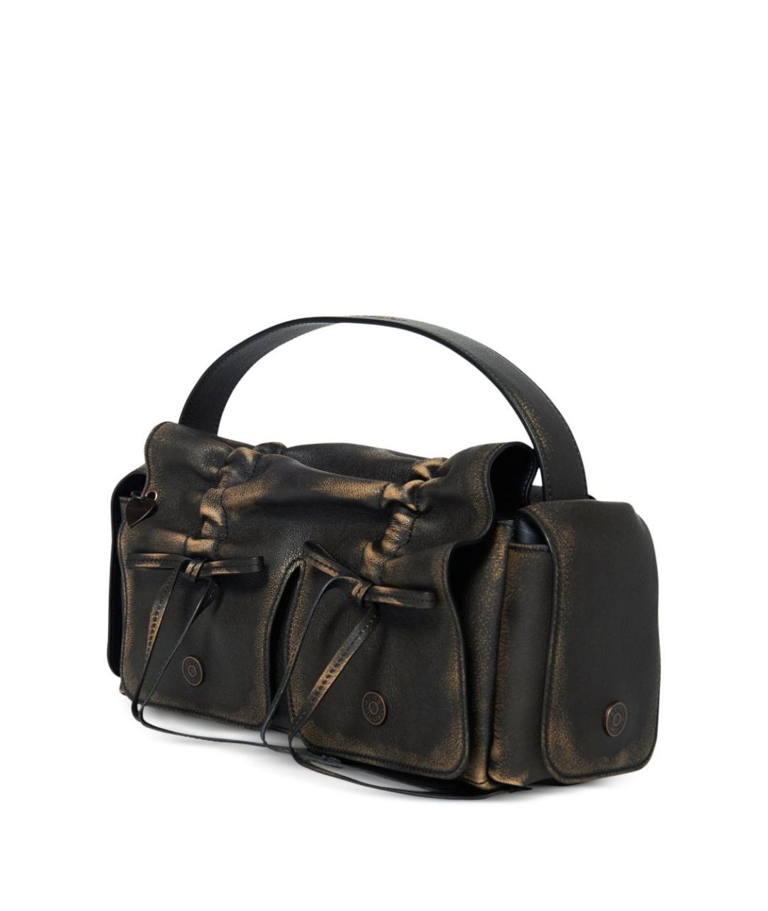 ACNE STUDIOS Коричневая сумка с короткими ручками, фото 3