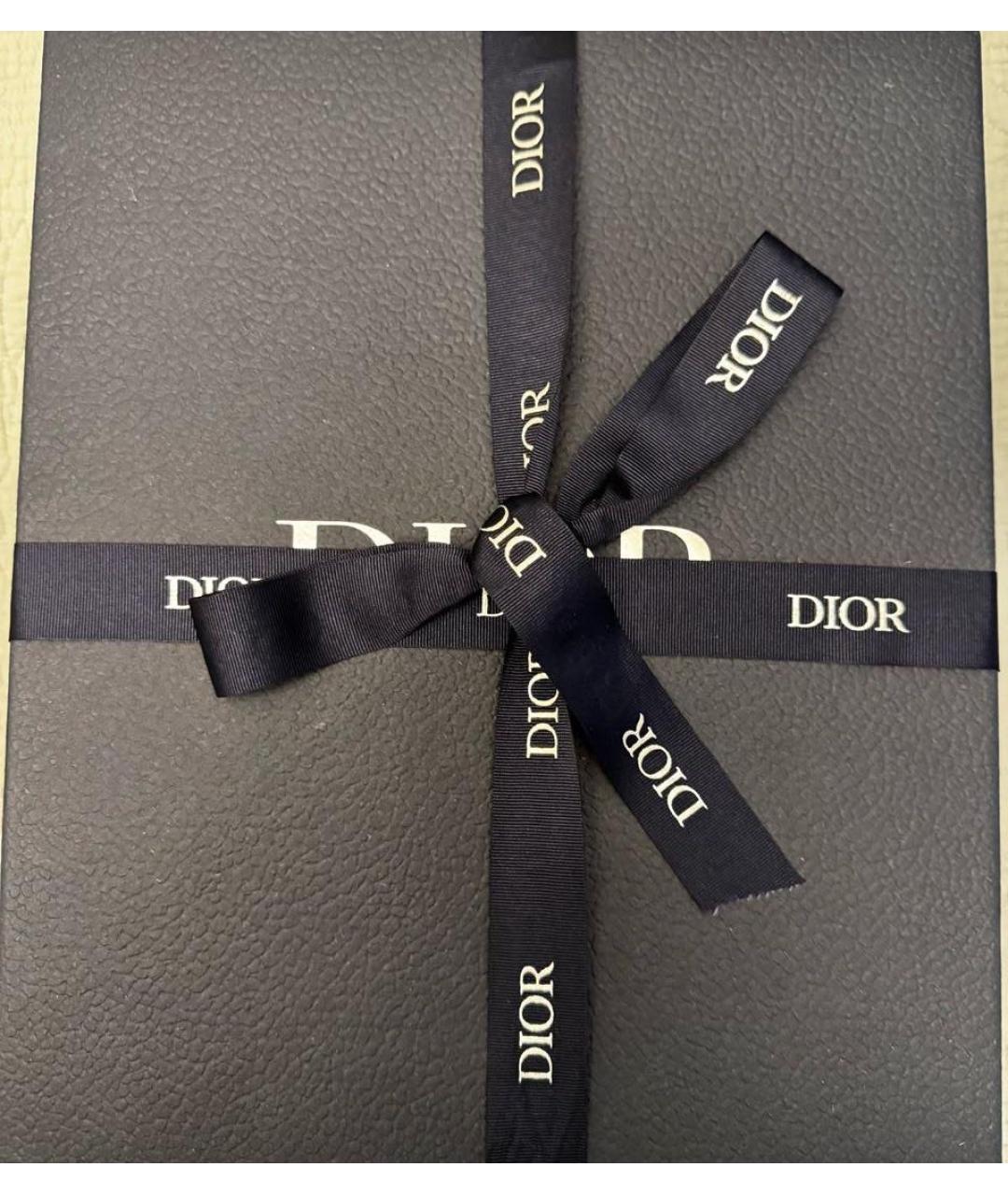 CHRISTIAN DIOR Черные кожаные низкие кроссовки / кеды, фото 5