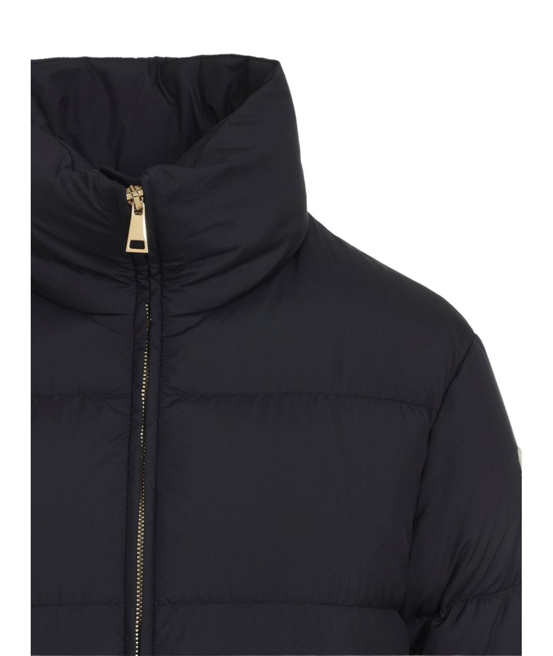 MONCLER Черная полиэстеровая куртка, фото 3