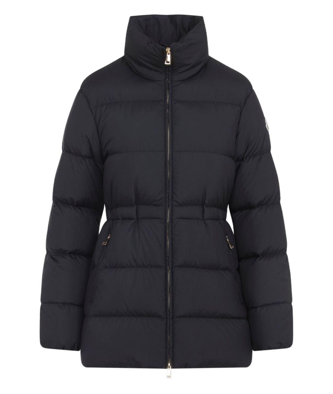 MONCLER Черная полиэстеровая куртка, фото 1