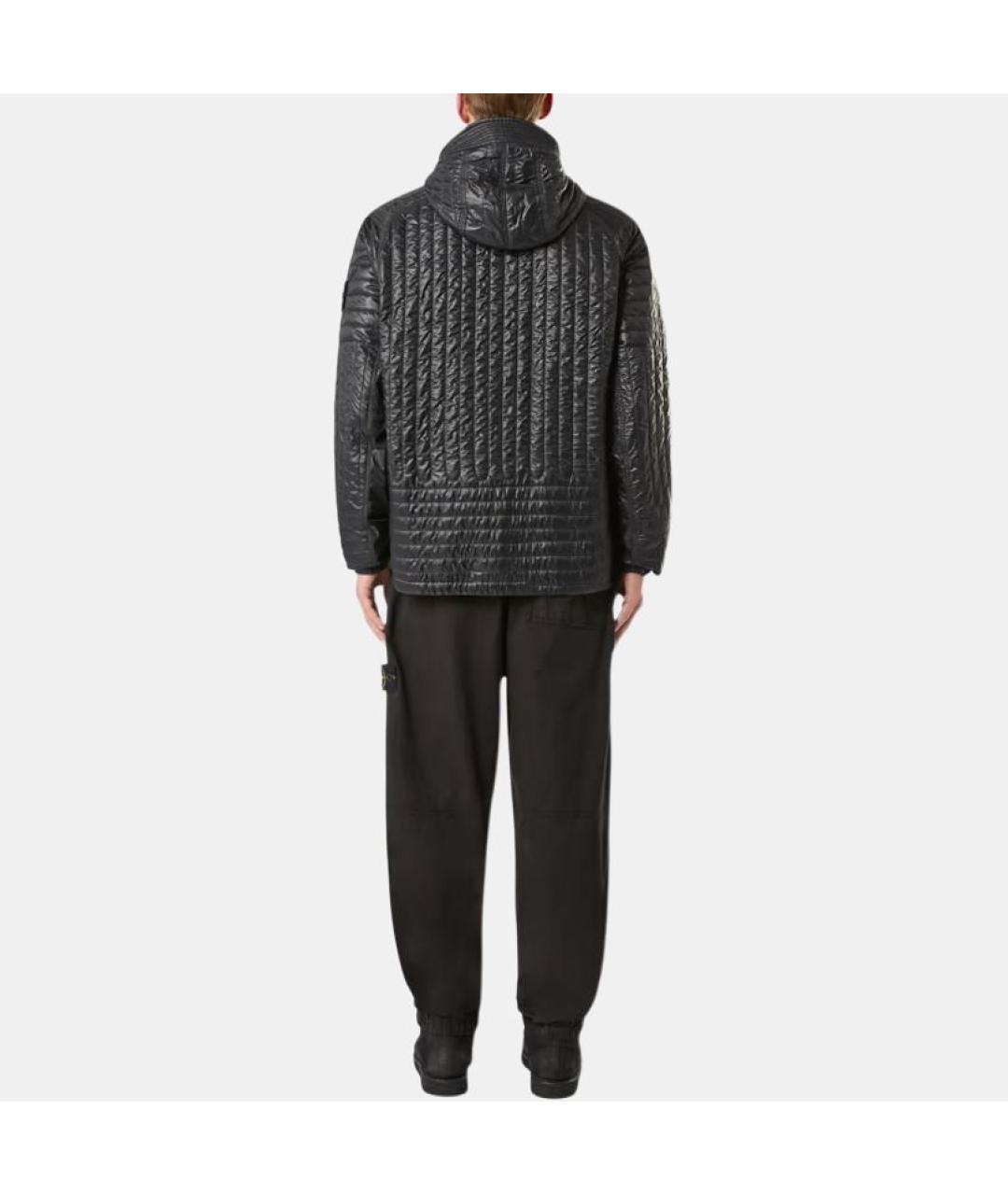 STONE ISLAND Черная куртка, фото 4